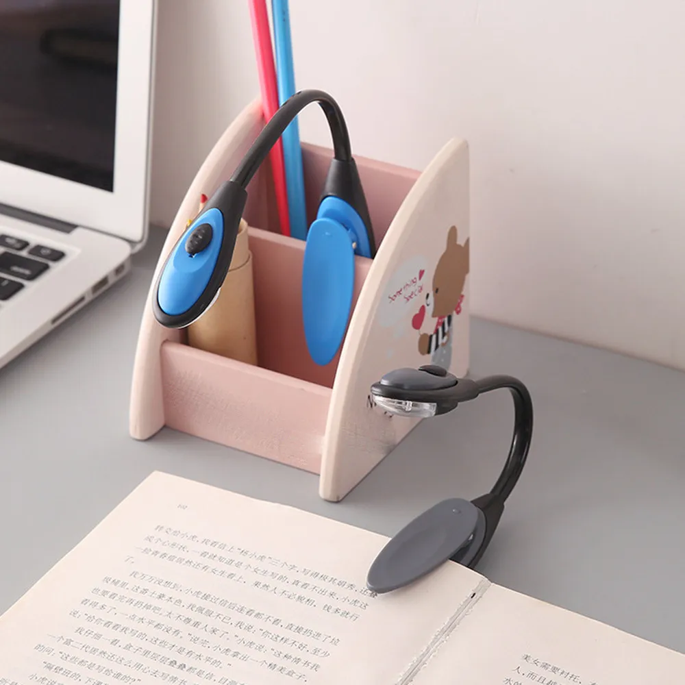 Книга настольная лампа мини светодиодный клип Booklight изысканные удобный Портативный путешествия Спальня книге читатель рождественские подарки