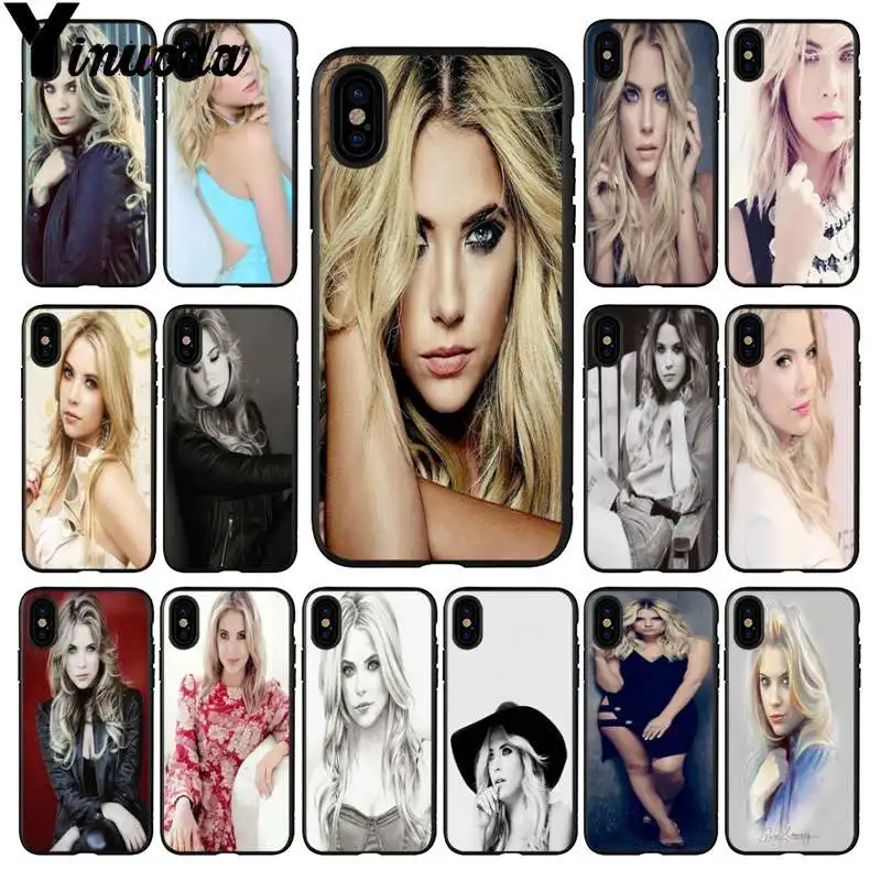 Yinuoda Ashley Benson черный ТПУ мягкий резиновый чехол для телефона iPhone 8 7 6 6S Plus 5 5S SE XR X XS MAX