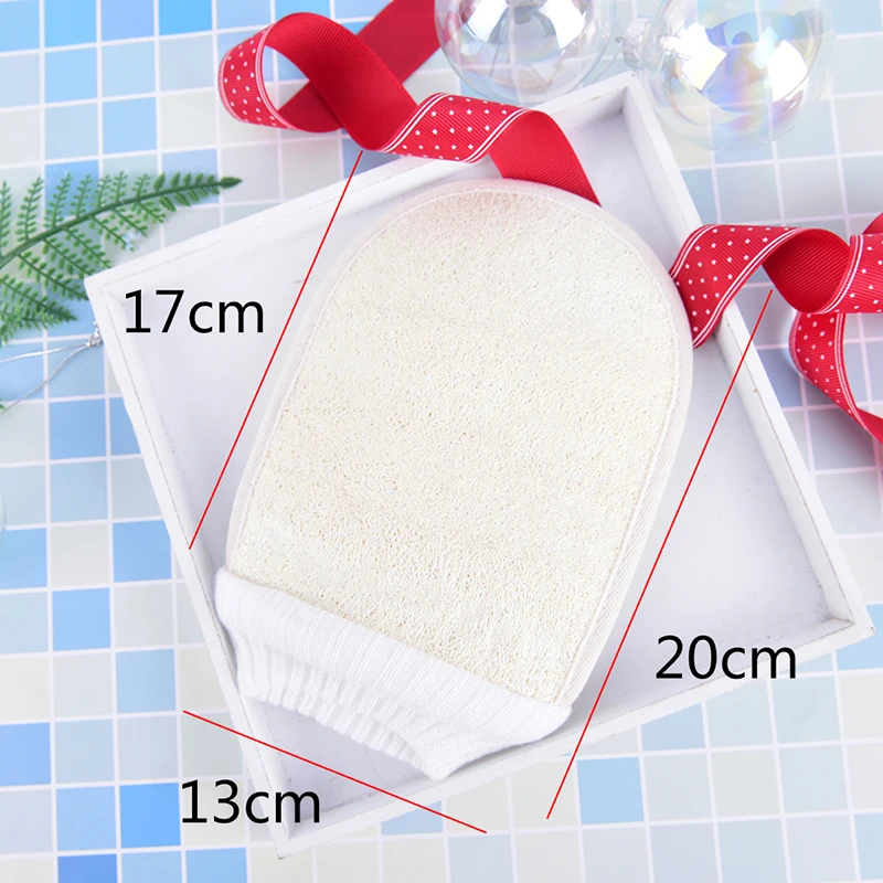 1 шт. моющие перчатки для душа утолщенные ванны пилинг Loofah внутренние