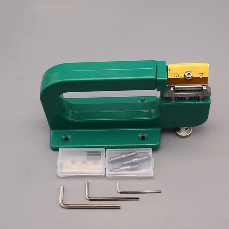 

Manual Art Leather Thinning Peeling Machine DIY Leather Craft Splitter Skiver Paring Peeling Machine Edge Cut Skiving Tool