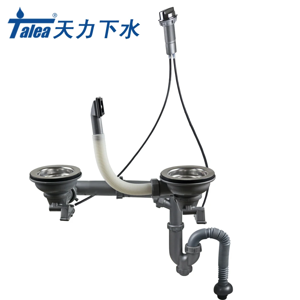  Talea Table Control Bowl Type Sink Drain kit kitchen drainage system with overflow drain kit Sink D - 32862287973
