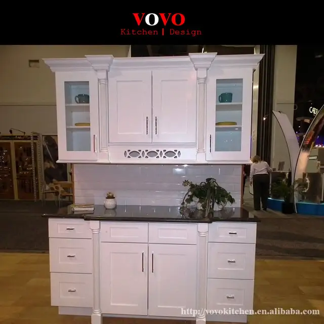 Best Selling Europe Style Solid Wood Kitchen Cabinets Wood Kitchen