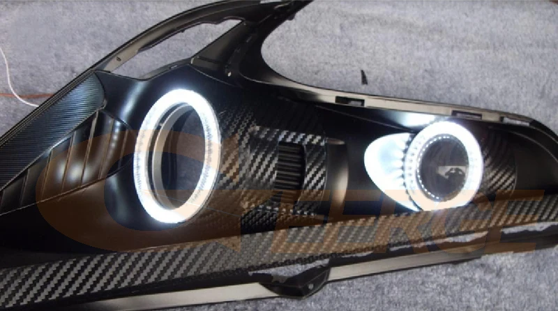 Для Nissan 370Z Z34 Fairlady 2009 2010 2011 2012 2013 Отлично 4 шт. smd led Ангельские глазки гало кольца ультра яркие красные/зеленые/дневные ходовые огни