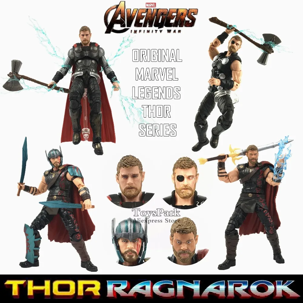 

Marvel Legends 6" Thor Action Figure Avengers Infinity War 3 Cull Obsidian Gladiator HULK BAF TRU Target SDCC Exclusive Original