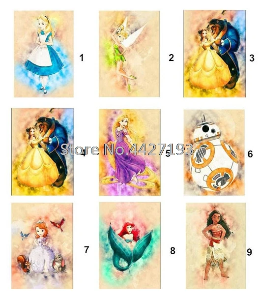 

5D Diamond Embroidery Cartoon Princess Girl Diy Diamond Painting Cross Stitch Rhinestone Decoration Full Diamond Mosaic Crafts