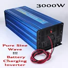 Best Price as low as $472.63 3000W Inverter 12V 24V DC to AC 110V/120V or 220V/230V, 6000W Peak Power Pure Sine Wave Output Inverter with Charger Function