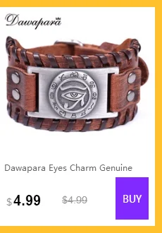 Dawapara pulseiras masculina натуральная мужской кожаный браслет израильские, еврейские Для мужчин аксессуары ювелирные изделия манжеты Браслеты для Для женщин