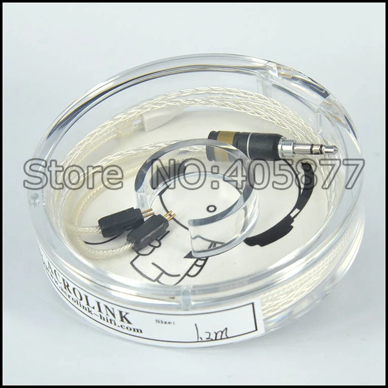 Hi End silver plated Westone W4R UM3X ES3 ES5 headphone cable Westone audio cable extension headphone update cable