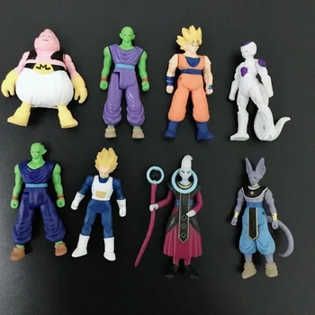 

Random one piece 7cm japanese anime dragon ball figure pvc super figuras lol goku Vegeta Piccolo model kids toys gift