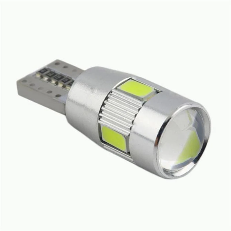 Низкая Мощность потребляет мало Temperature1PC скрытый белый W5W 5630 6-SMD авто светодиодный светильник лампа@ 11220 - Испускаемый цвет: WHITE