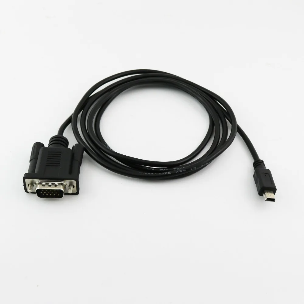 10x 1.5m/5ft For Mobile DVD EVD USB Mini 5pin Male to VGA 15pin Male Plug Male to Male Connector Cable Cord