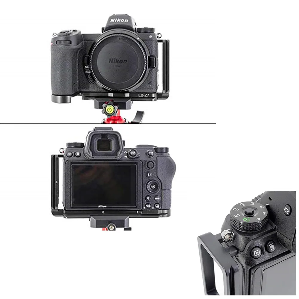 Быстросъемный l-образный Кронштейн Держатель для Nikon Z6 для цифровой камеры Nikon Z7 для Arca Swiss Штативная головка