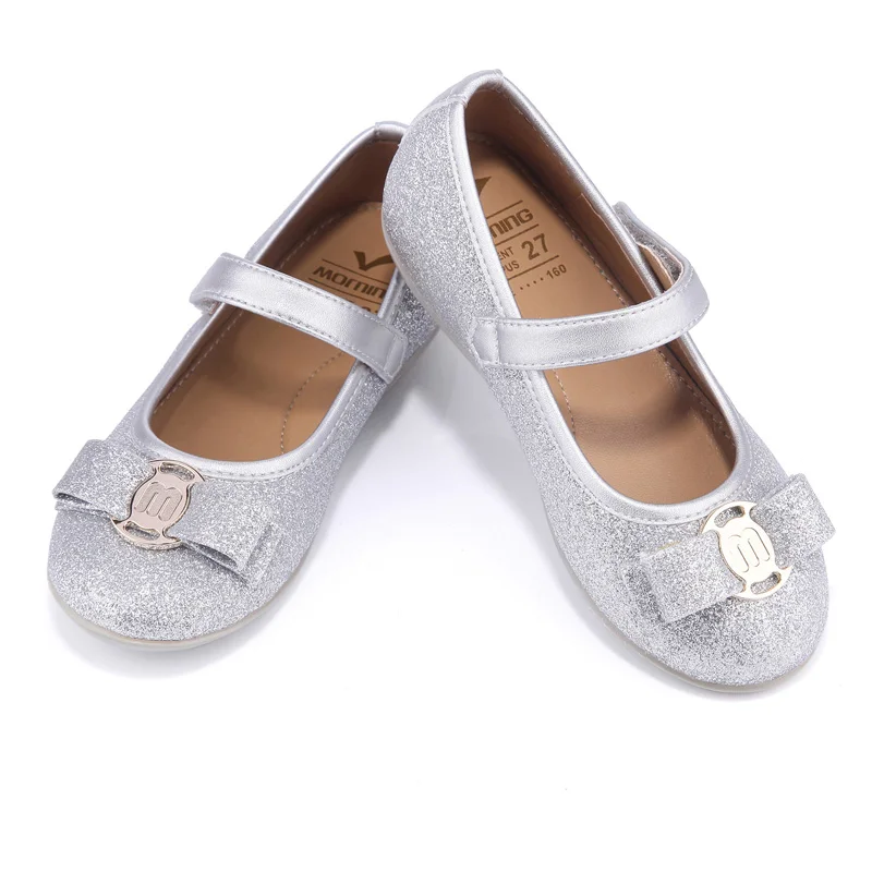new spring autumn cute girls shoes comfortable leather flat for children shoes catwalk princess kids