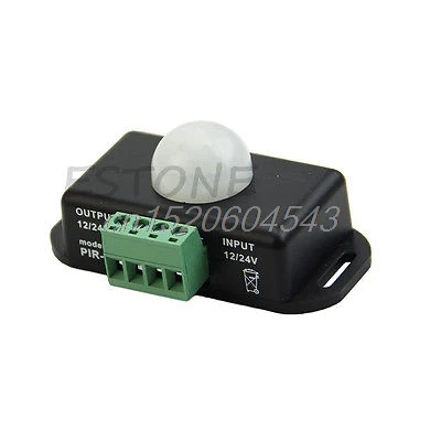 

Automatic DC 12V-24V Infrared PIR Motion Sensor Switch For LED light Best R02 Drop ship