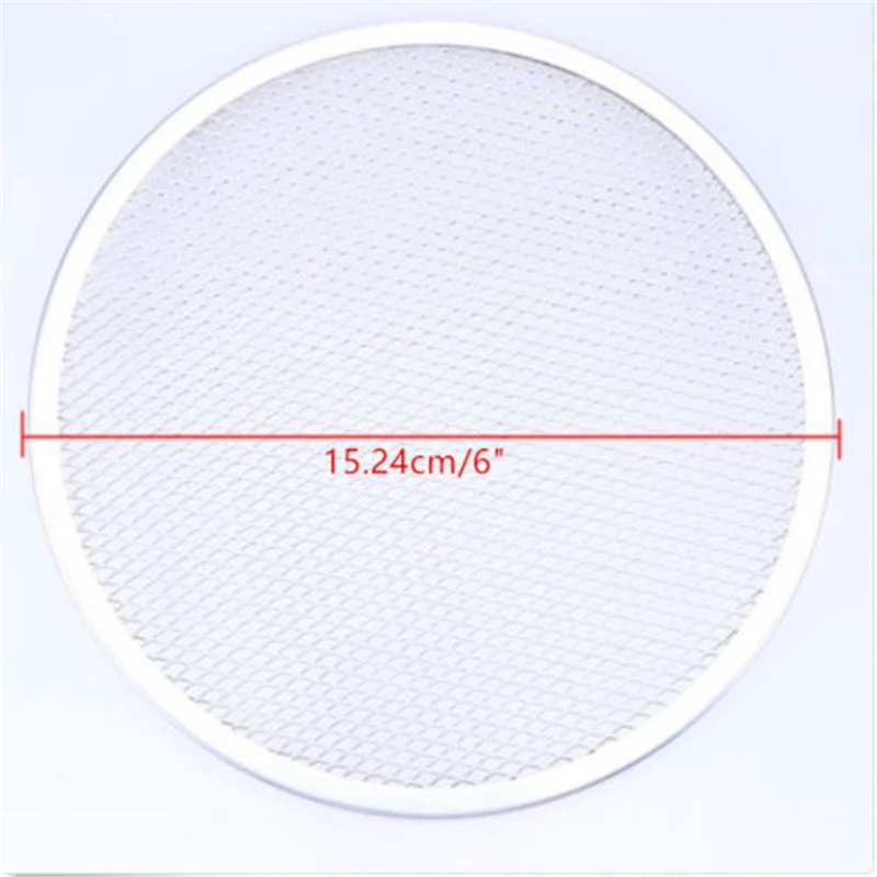 1PC New Aluminum Flat Mesh Pizza Screen Round Baking Tray Net Kitchen Tool 6inch -7inch Kitchen Tools Hot High Quality 1PC New Aluminum Flat Mesh Pizza Screen Round Baking Tray Net Kitchen Tool 6inch -7inch Kitchen Tools Hot High Quality
