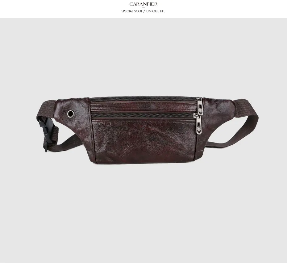 leather chest sling bag