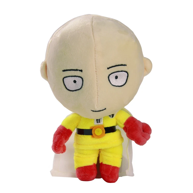 New ONE PUNCH MAN Saitama Stuffed Plush Toy 20cm One Punch Man Re Make 