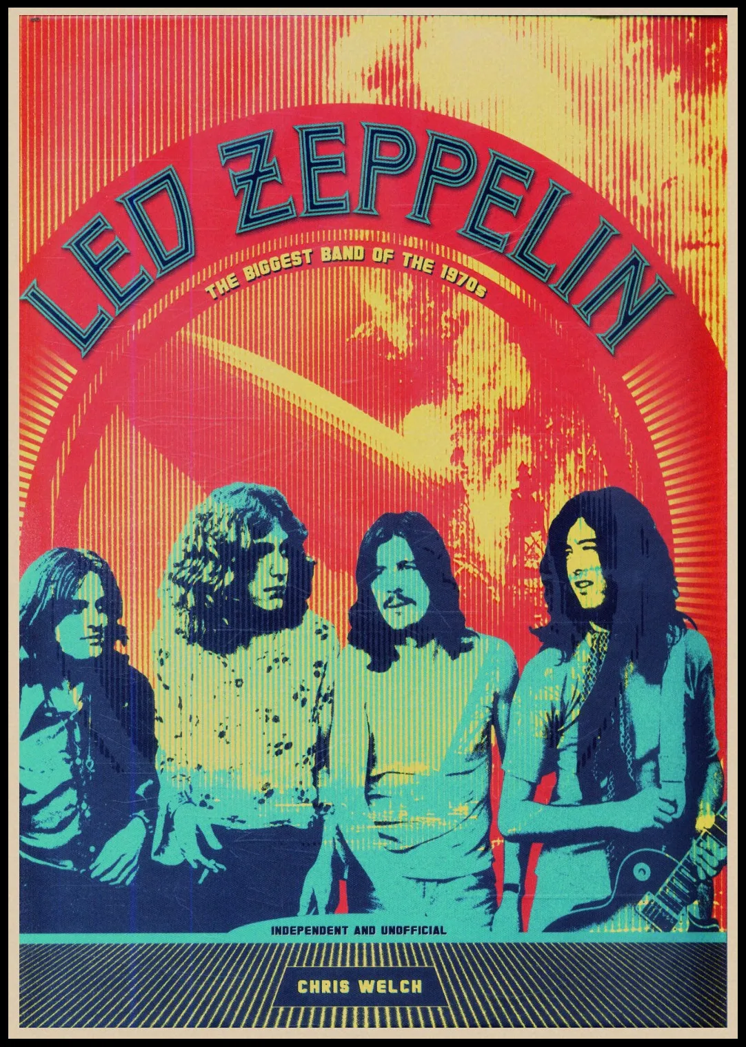 Led Zeppelin рок-музыка постеры для украшения дома Винтажный стиль Ретро Рок постеры настенные наклейки для дома Художественный бренд Декор для спальни A1 - Цвет: 16