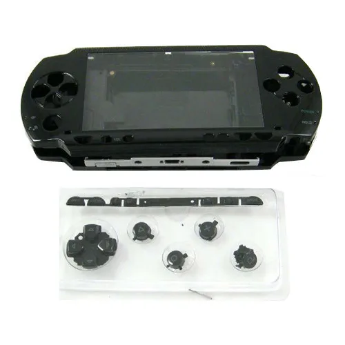 

Black Full Housing Repair Mod Case + Buttons Replacement for Sony PSP 1000 Console