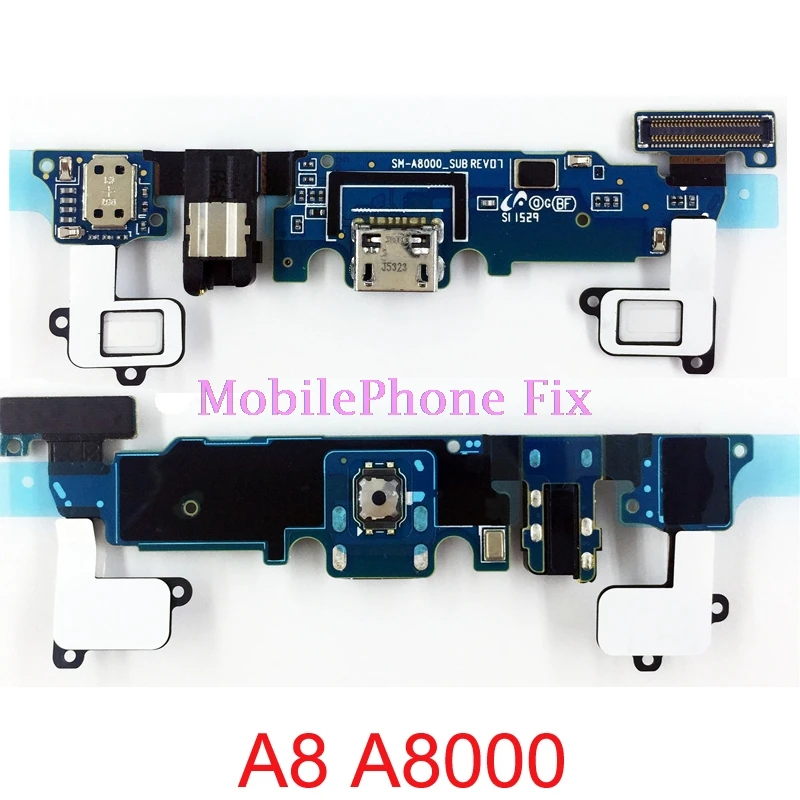 

USB Charging Port Flex Cable For Samsung Galaxy A8 A800F A8000 USB Charger Dock Connector Flex Cable Parts