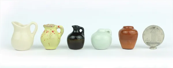 Little mini ceramics vases cute flower vases fridge magnets - 6