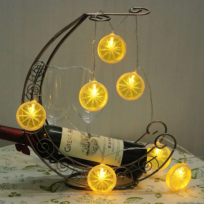 2020 String Lights For Lemon Slice Led Light Christmas Garden Holiday Pendant Garland Wedding Decoration Party | Лампы и освещение