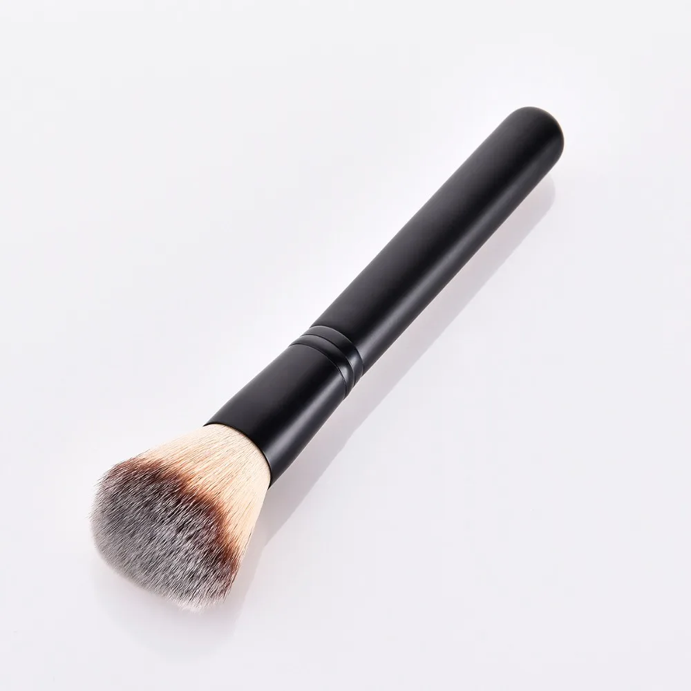 

Professional Women 1 pcs Black Wood Handle Powder Foundation Brush Make Up Blusher Brush Beauty Tool pinceaux de maquillage