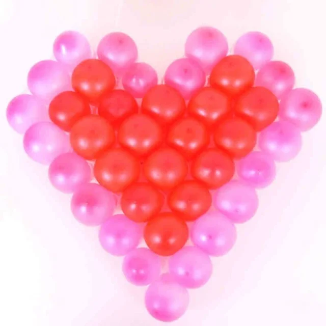 2021 Inflatable Balloon Toys Red Heart-shaped Colorful Balloons Game Toy Celebration Birthday Party Room Layout Decorative 2021 2021 new valentine s day series crystal epoxy triple geometric heart shaped earrings pendant diy keychain bag pendant material