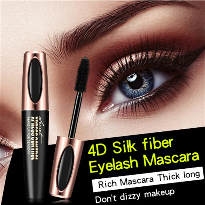 

1Pcs Waterproof 4D Silk Fiber Lash 3d Mascara For Eyelash Extension Long Curling Black Thick Lengthening Eye Lashes Cosmetics