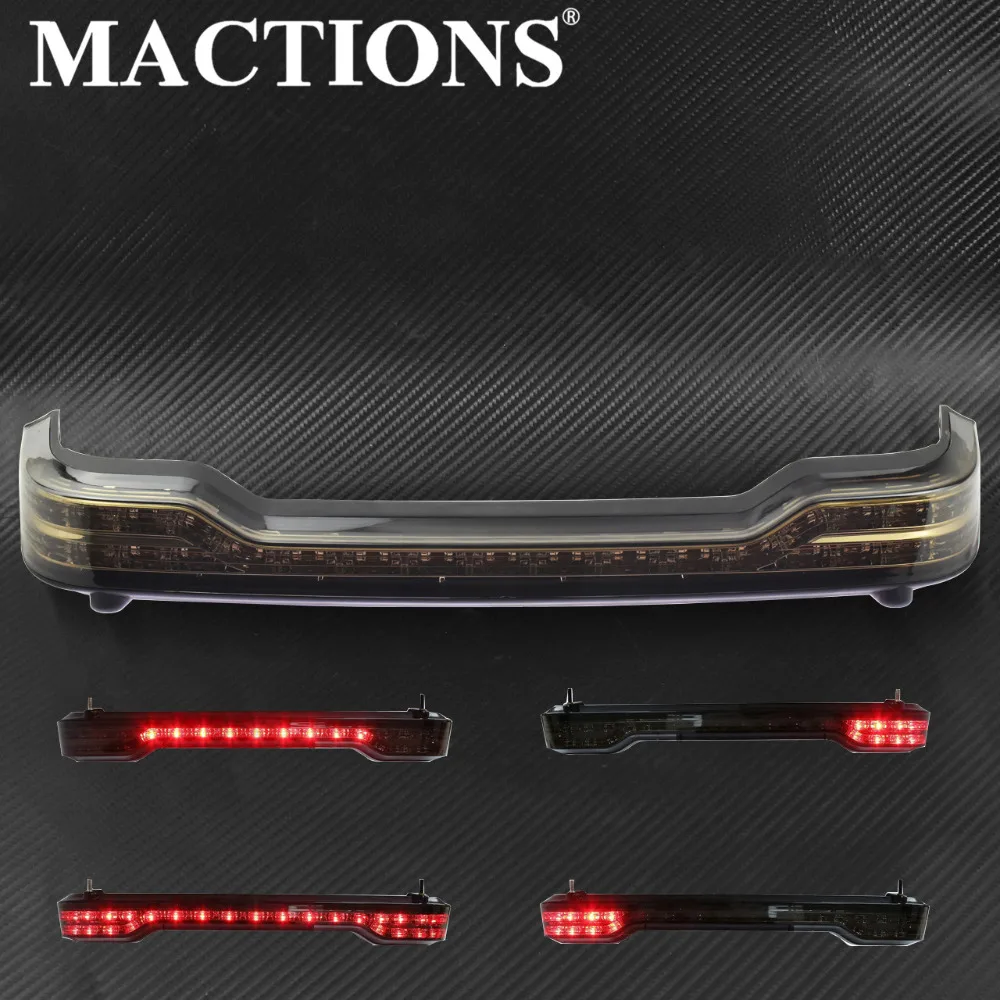 

Tour Pak LED Brake Tail Light Wrap Smoke For Harley Touring Tri Glide Ultra FLHTCUTG 14-17 Electra Glide Ultra Classic Low FLHTC