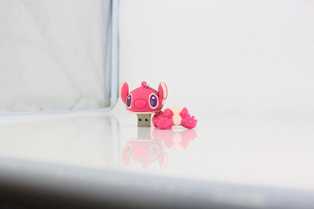 Мультяшный флеш-накопитель Dr. Memory Stitch USB Flash Drive 32 Гб 64 Гб 128 ГБ силиконовая Флешка 4 ГБ 8 ГБ 16 ГБ USB Stick диск для запоминания