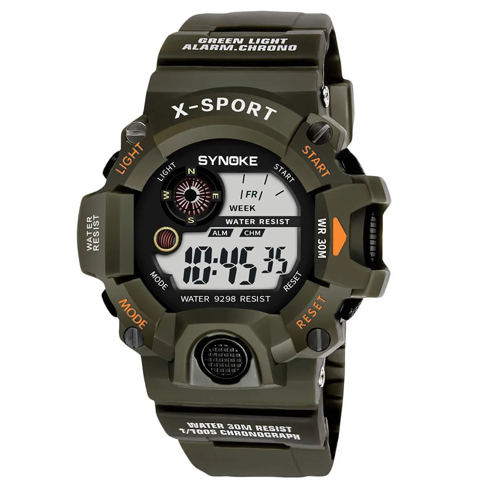 

Hot sale Multi Function Military Sports Watch LED Digital Sports Watches Silicone Kids Alarm Date Casual Watch18Feb06