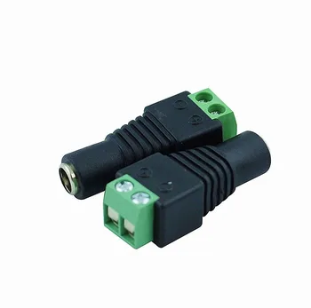 

100pcs x DC Power Jack Adapter Connector Plug Led Strip Female 2.1x5.5mm