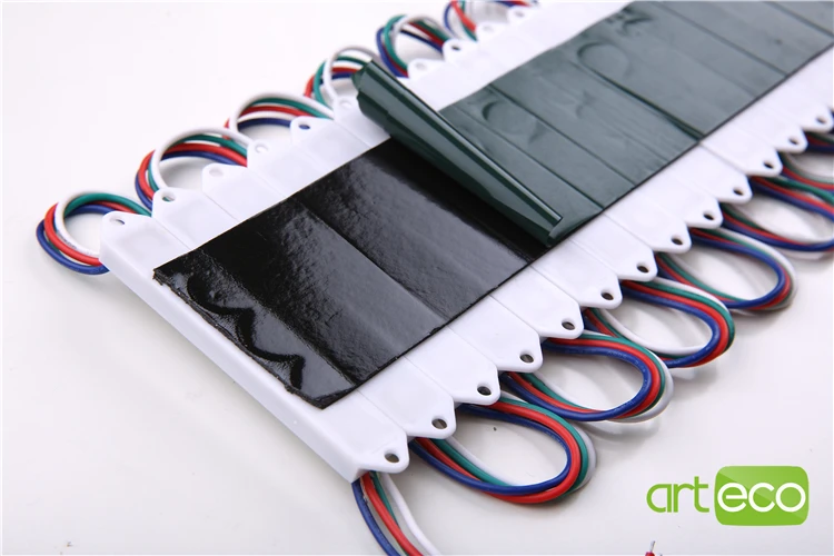 100 шт./лот DC12V 5050 3 светодиода светодиодный модуль RGB IP65 водонепроницаемый|led module