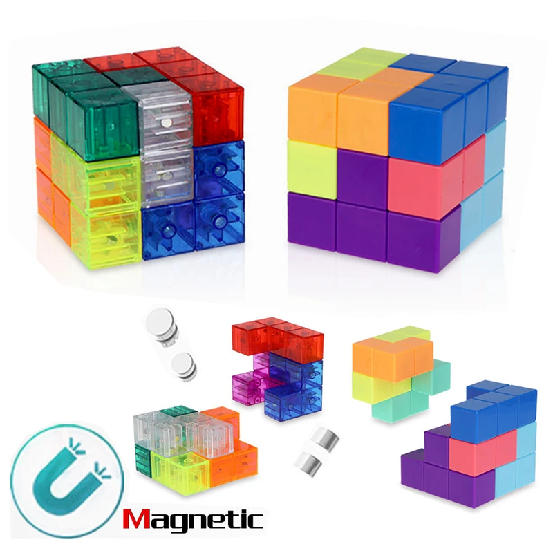 

Yj Yongjun 5mm Magic Cube Magnetic Blocks Puzzle Profissional Magico 3x3x3 Cubo Magnets Cubo Magnetico Cube Toys For Children