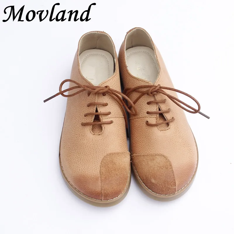 

Careaymade-Spring,Head layer cowhide pure handmade shoes, litchistria hand brush color art female leather shoes ,Coffee&Khaki