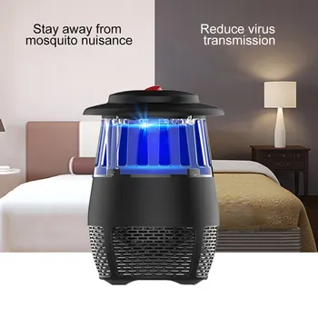 

USB Rechargeable LED Mosquito Killer Lamp High/Low Light UV Mosquito Zapper Light For Bedroom, Garden,Camping