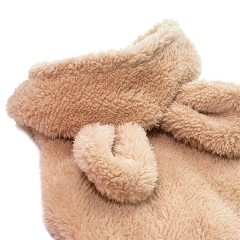 Classic Dog Clothes Puppy Bear Ear Hooded Pet Jacket Coat Winter Dog Clothes Sweater Clothing For Small Dogs Chihuahua #F#40NV2 (14)