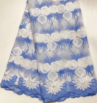 

2019 High Quality African Lace Fabrics/French Net Embroidery Peach Flowers Tulle Lace Fabric French Lace stones Fabric FSH027