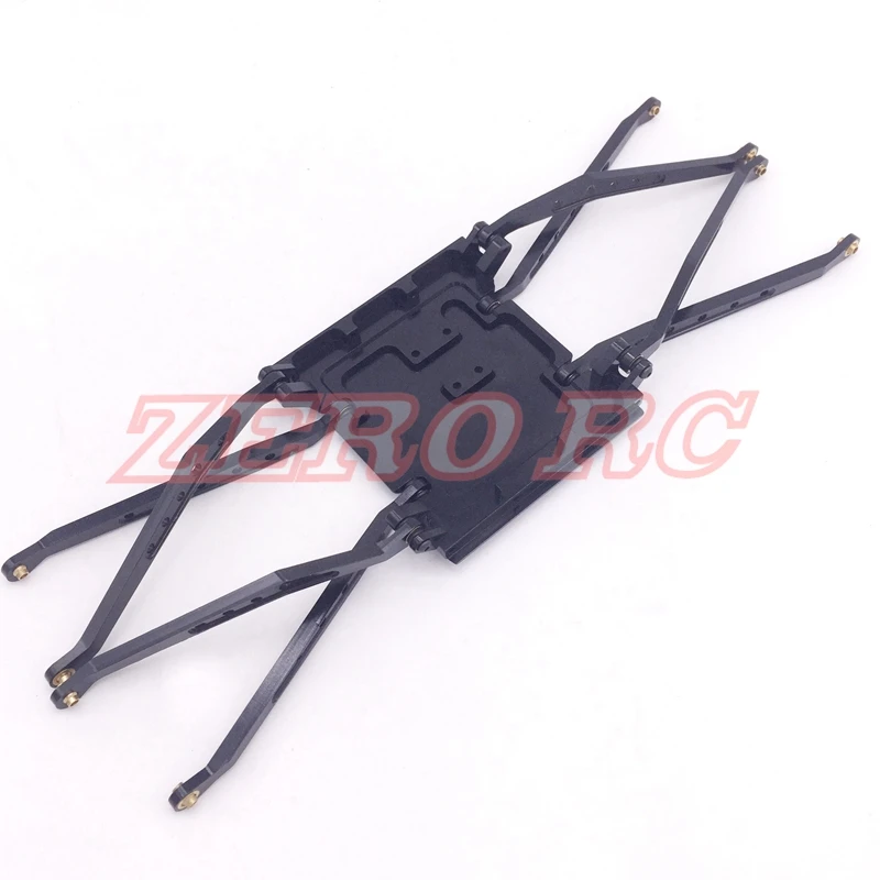 

RC 1/10 AXIAL WRAITH ALLOY ALUMINUM CENTRAL SKID PLATE WITH 8 SUSPENSION LINKAGE ROD - BLACK