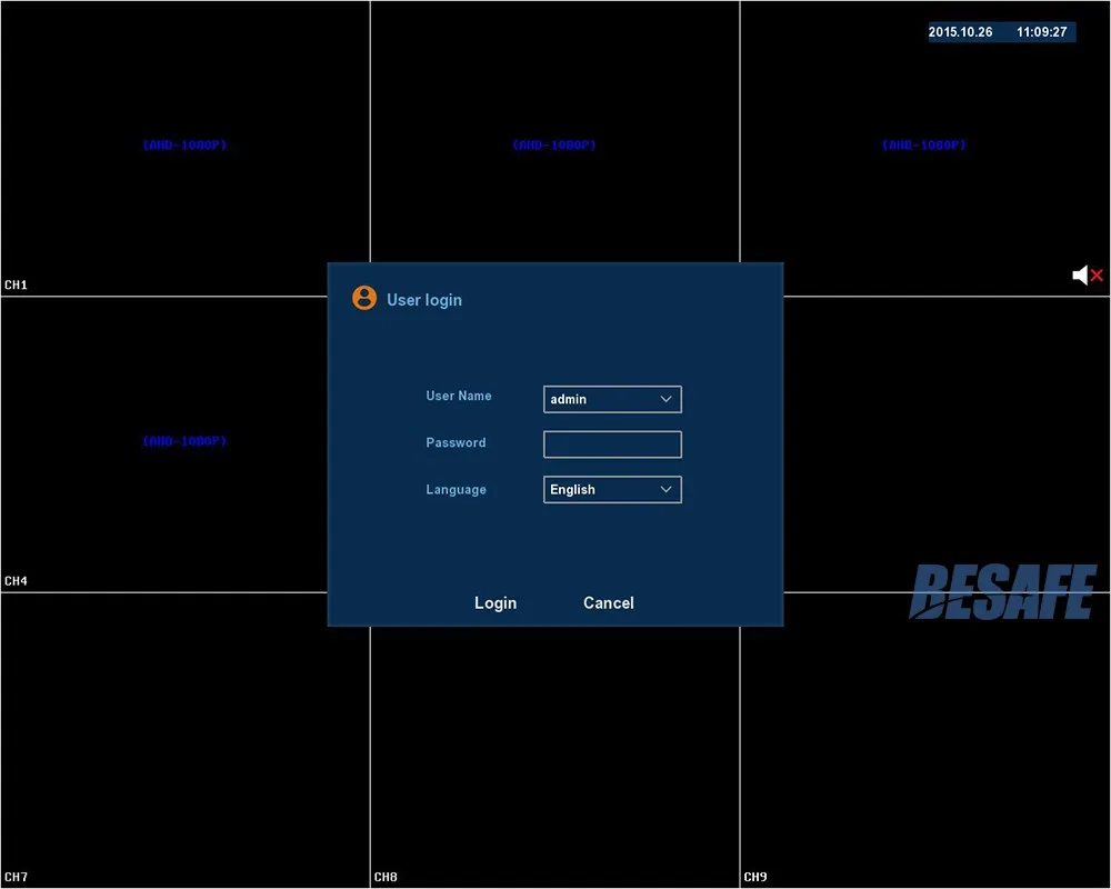DVR menu1-login