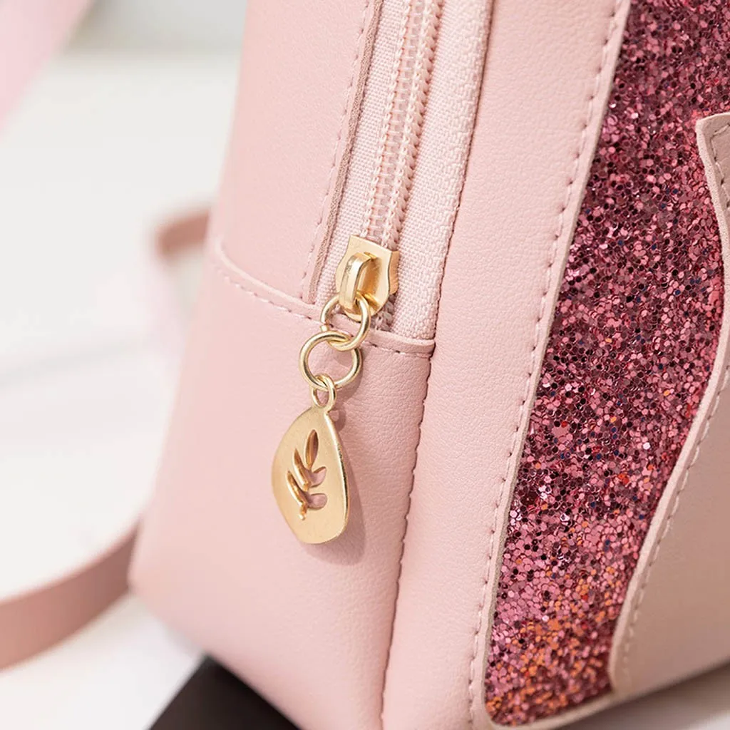 Дизайнерский Модный женский рюкзак мини Мягкий сенсорный многофункциональный маленький рюкзак женская сумка на плечо кошелек для девочек# YY