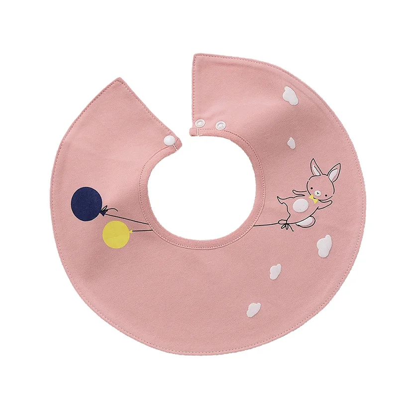 Baby Cute Waterproof Bibs Cotton Bib Burp Cloth Drooling Teething Cartoon Pattern Towels Baby Eating Accessory Soft Baby Stuff