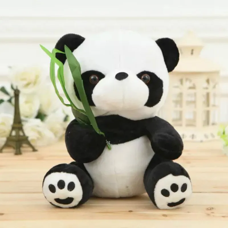 16 см милые Мини Panda Мягкая игрушка Дети животных Игрушечные лошадки Мягкие