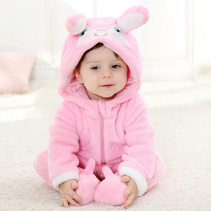 Salopette Polaire Pour Bébé Enfant Hiver Chaud Manches