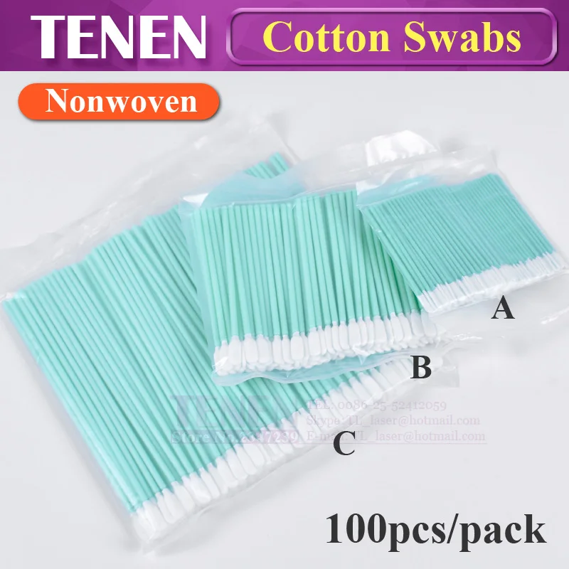 Buy 100pcs/pack Non Woven Cotton Swabs Dust free Anti