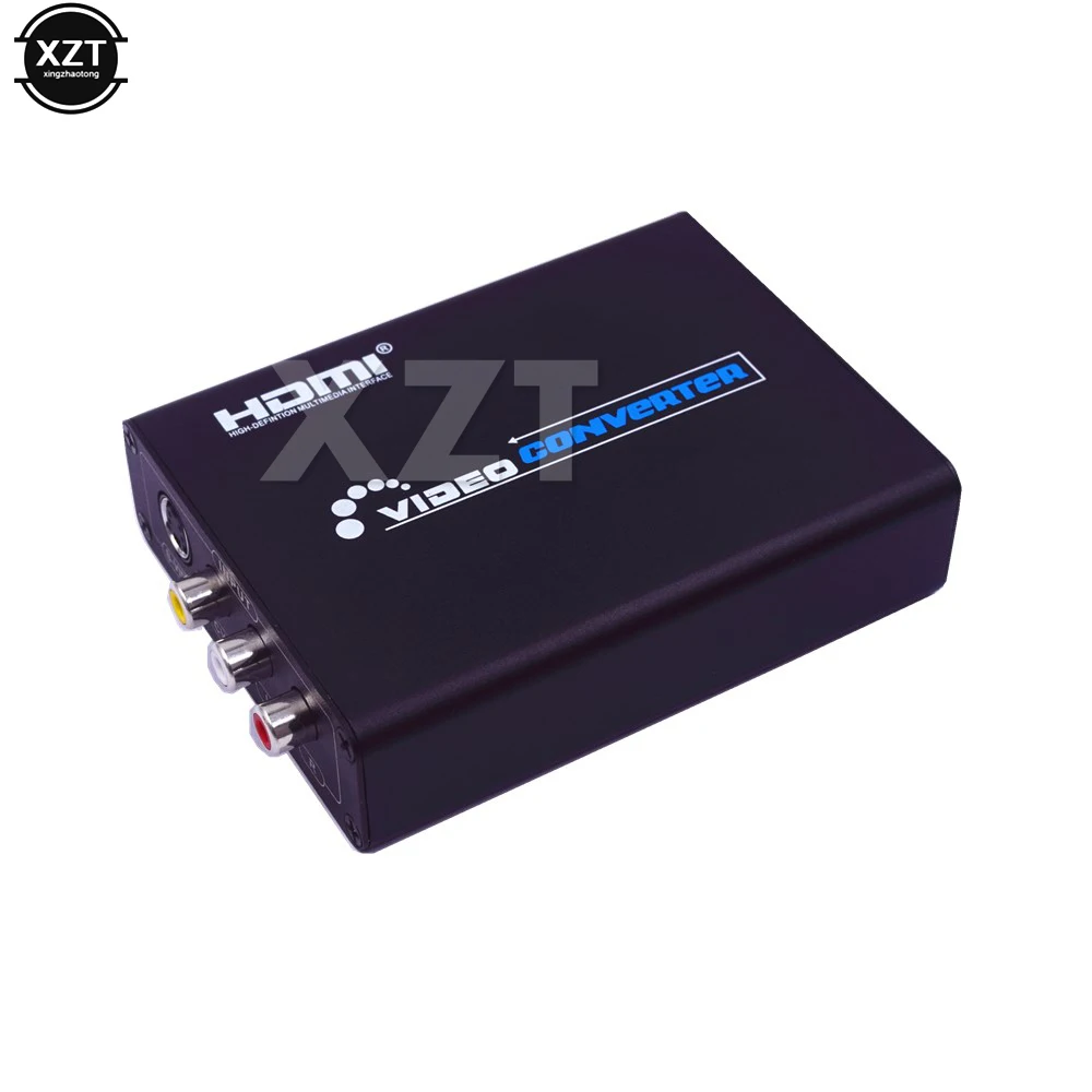 Высокое качество AV S-Video CVBS конвертер Аудио HDMI К S видео+ S видео композитный коммутатор адаптер Upscaler HD 3RCA