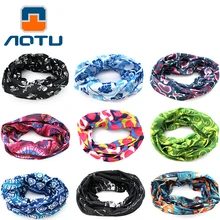 AOTU бандана повязка на голову Спорт на открытом воздухе велосипед Многофункциональный бесшовная цилиндрическая Волшебные банданы трубчатый шарф 220