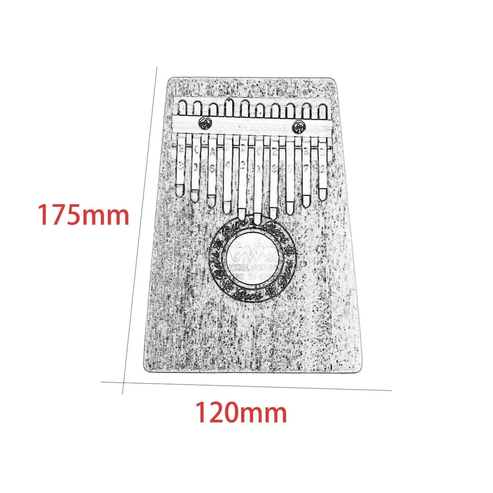 10/17 клавиша калимба большой палец фортепиано креативное Пальчиковое пианино калимба Пальчиковое пианино карманный размер для начинающих портативный инструмент Горячая Распродажа