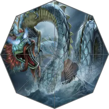 

WY612H40 New Custom Dragon Umbrella Sunny and Rainy Sunscreen Anti-uv Umbrella Wy40